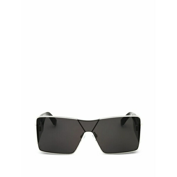 象牙色 メンズ サングラス・アイウェア 添え物 Shield-frame sunglasses Silver