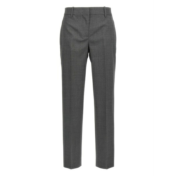 エルマンノ シェルヴィーノ レディース 心地好いズボン下 ボトムス Wool trousers Grey