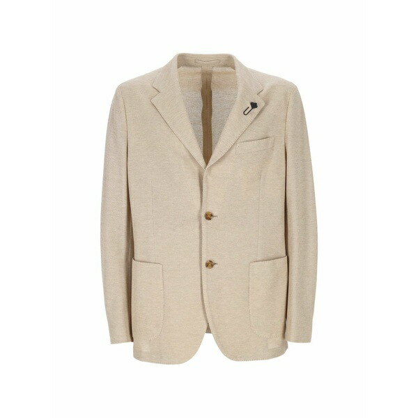 ラルディーニ メンズ 上衣＆上衣 アウター Cotton blazer Neutrals