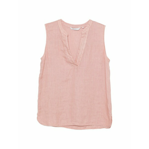 ザカス  レディース カットソー トップス Sleeveless v-neck top Pink