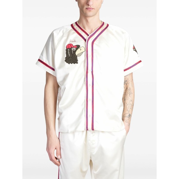 ボーディ メンズ プルオーバー トップス Redtail baseball shirt  White