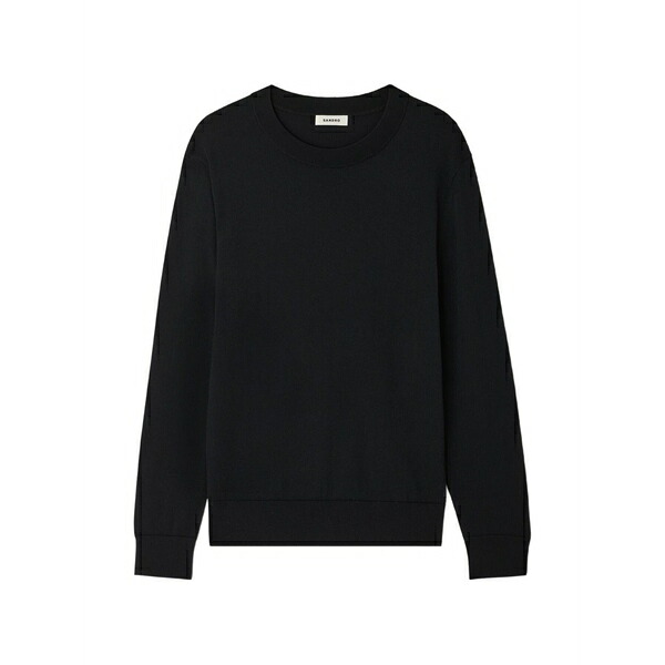 沙子ロ メンズ 編み物\u0026スウェーター アウター Crew-neck sweater Black