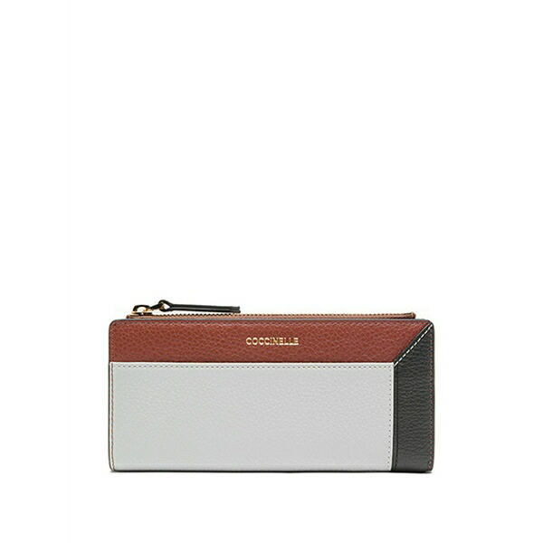 コチネレ レディース 紙入れ 付属品 Loreen zip-fastening panelled wallet White