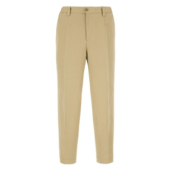 ブリ後押し 1949 メンズ 心地好いズボン下 ボトムス Straight-leg trousers Neutrals