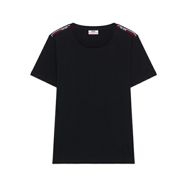 ジーシーディーエス メンズ ティーシャツ トップス Logo-detail t-shirt Black