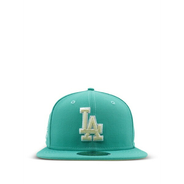 ニュー内鰓 メンズ 鳥打ち帽 付属物 59fifty los angeles dodgers 100th anniversary fitted cap Green