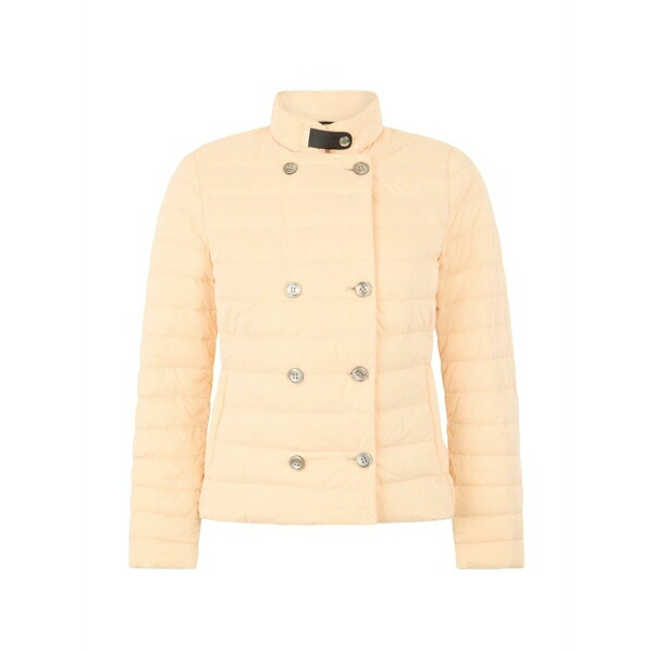 ムーレー レディース 上衣＆上衣 アウター Double-breasted puffer jacket Yellow