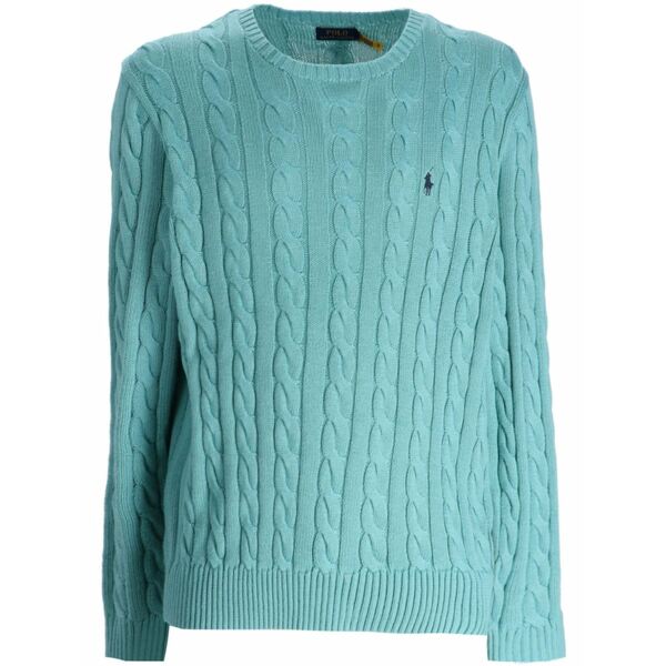 ラルフローレン メンズ 編み物\u0026プルオーバー アウター Polo pony-embroidered sweater Blue