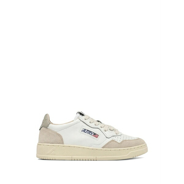 オートリー メンズ スニーカー シューズ Medalist suede-panel sneakers Neutrals
