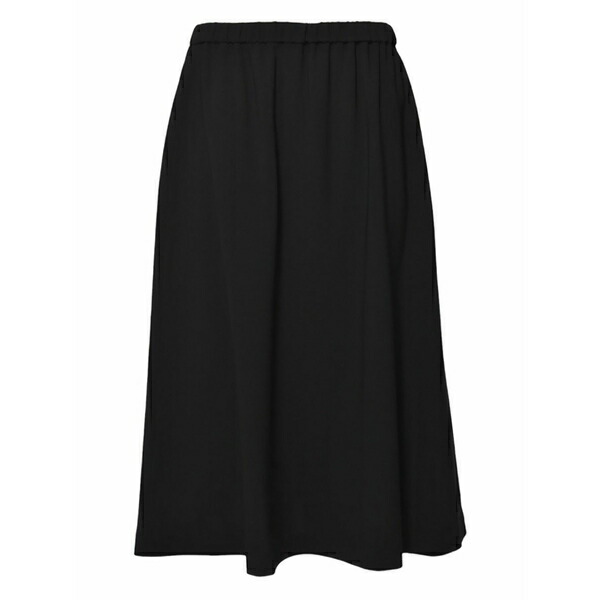 アスペジ レディース スコート ボトムス Elasticated-waist MIDI skirt Black