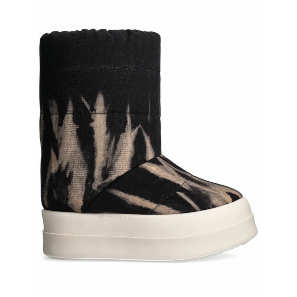 リックオウエンス メンズ ブーツ シューズ Mega bumper lunar boots Black