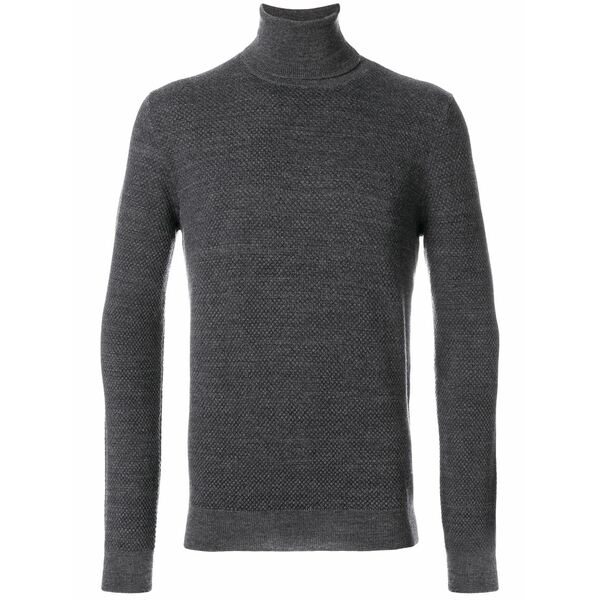 ザノーネ メンズ パーカー・スウェットシャツ アウター Roll neck sweatshirt Grey｜asty