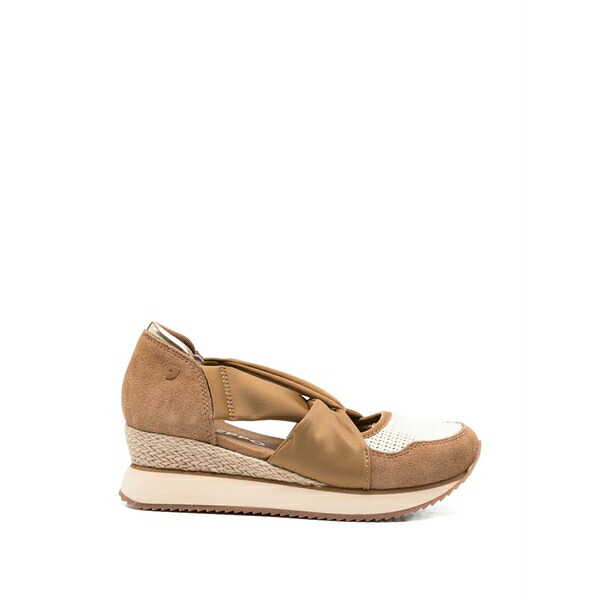 ジオセッポ レディース パンプス シューズ Vuka crossover-strap pumps Brown