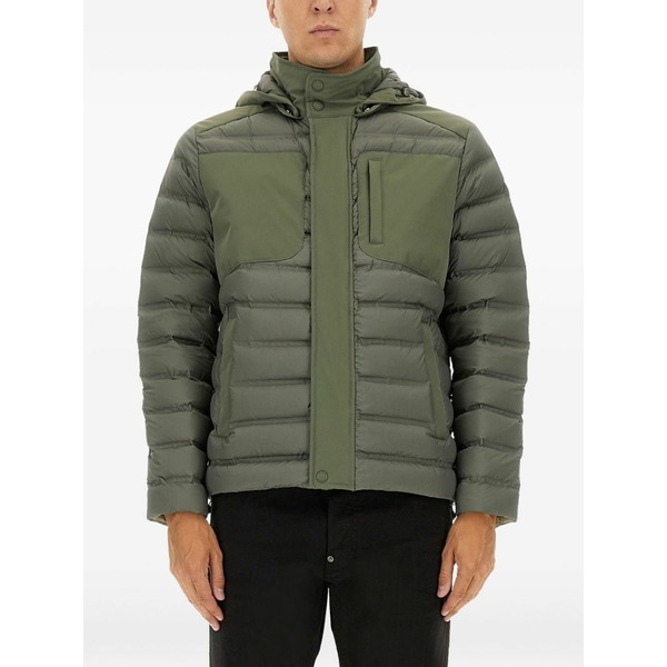 コルマール メンズ ジャケット&ブルゾン アウター Hooded padded jacket Green|asty