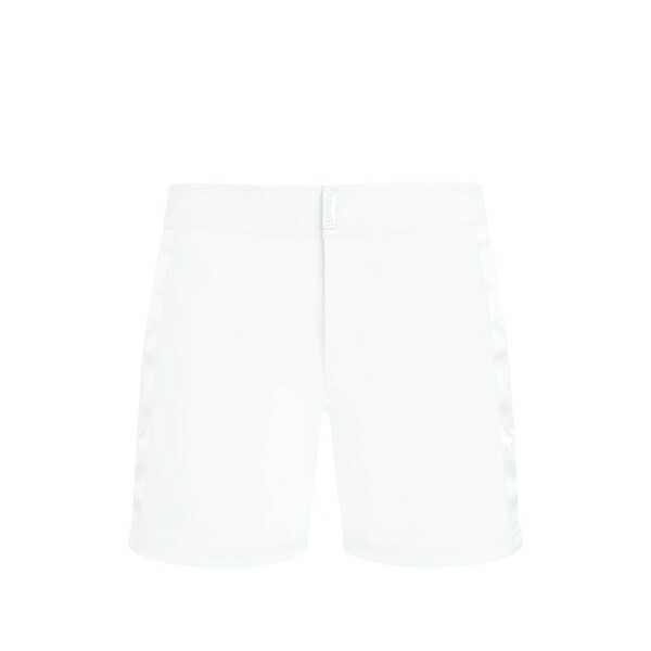 ヴィルブレクイン メンズ カジュアルパンツ ボトムス Flat belt swim shorts White|asty