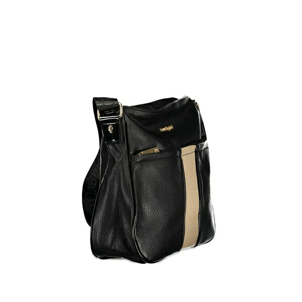ラウラ ビアジョッティ レディース ショルダーバッグ 御徒面子 Gillman striped crossbody bag Black