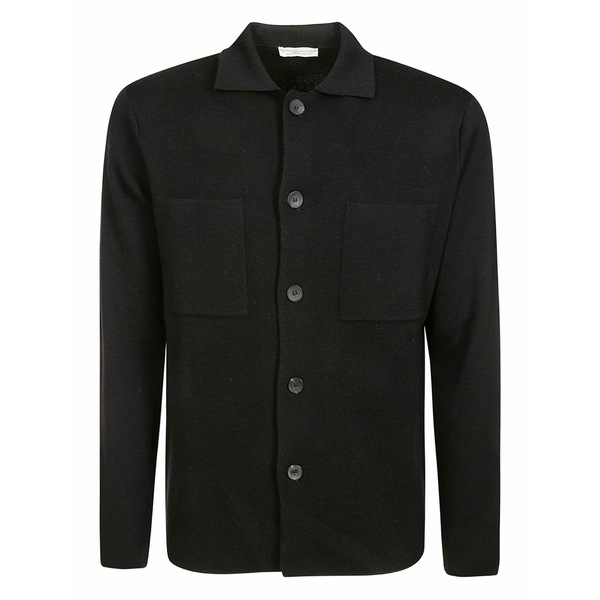 フィリッポ デ ラウレンティス メンズ プルオーバー トップス Cutaway-collar shirt Black