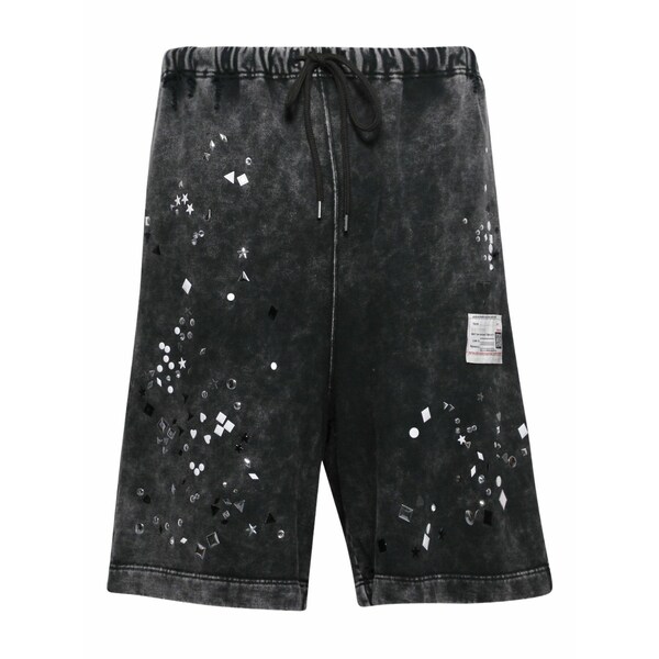 ミハラヤスヒロ メンズ カジュアルパンツ ボトムス Embellished shorts Black｜asty 124,900円