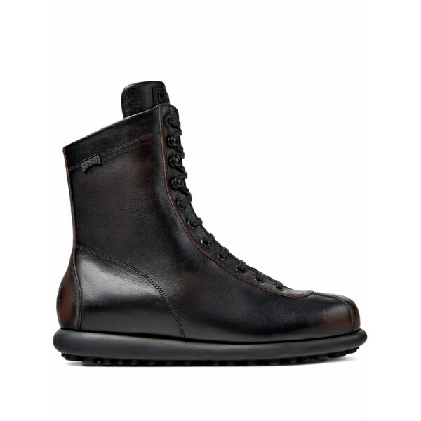 カンペール メンズ ブーツ シューズ Pelotas ariel lace-up leather biker boots Red