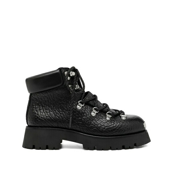 アレキサンダーワン レディース ブーツ シューズ Leather combat boots Black|asty
