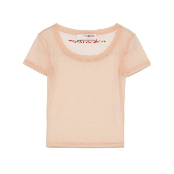 フィオルッチ レディース プルオーバー トップス Tulle crop top Neutrals