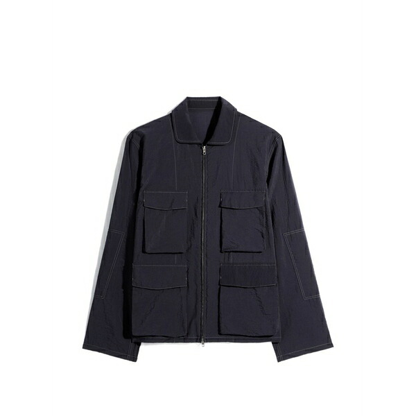 ルメール メンズ 上衣＆上衣 アウター Pocket zip jacket Blue