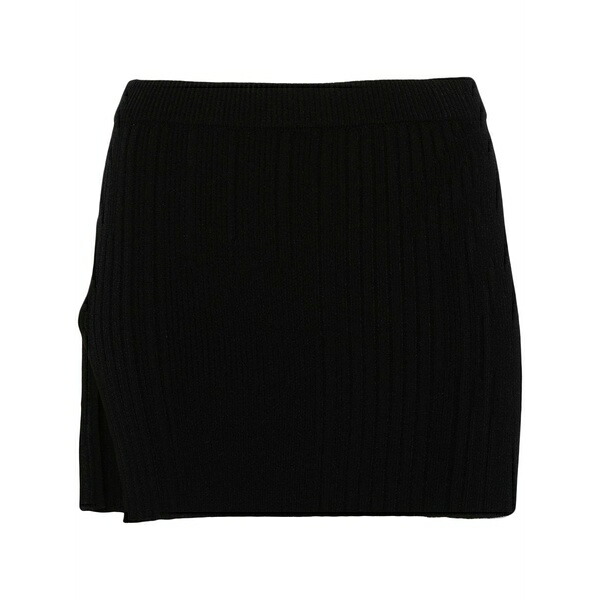 ミスビヘイブ レディース スコート ボトムス Knitted mini skirt Black
