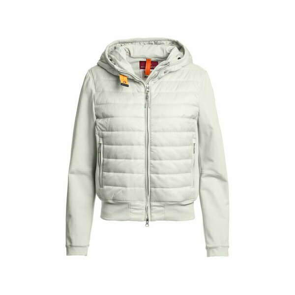 パラジャンパーズ レディース 上衣＆上衣 アウター Caelie hooded quilted jacket White