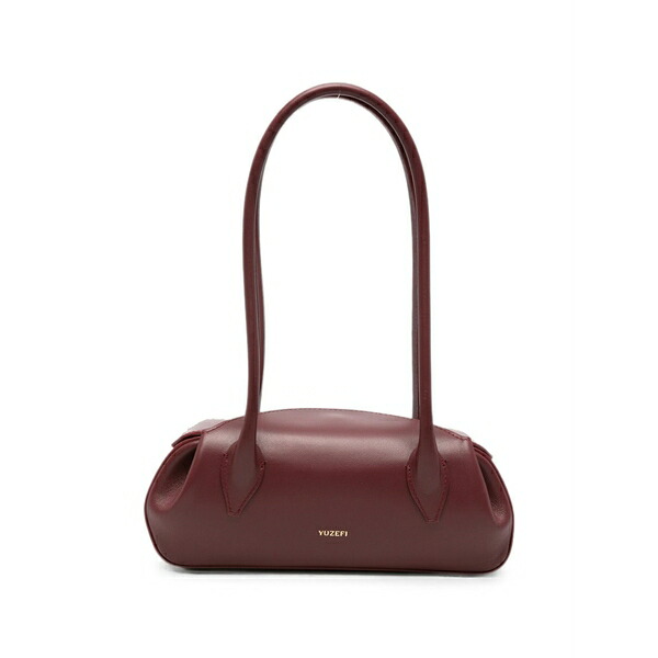 ユゼフィ レディース ハンドバック 御徒面子 Mini oyster logo-detail shoulder bag Red