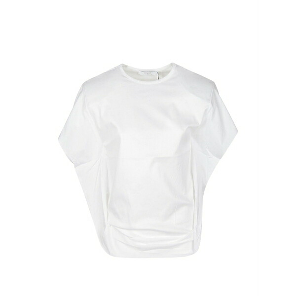 イロ レディース プルオーバー トップス Amoria asymmetric-hem blouse White