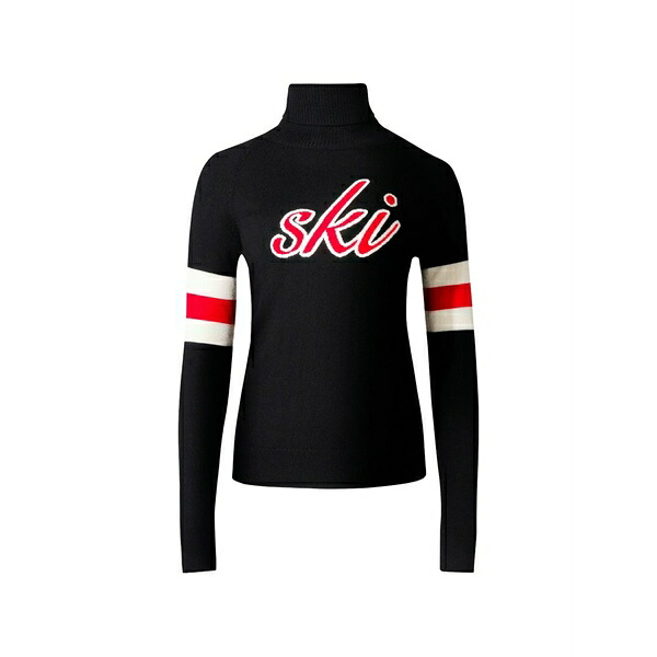 完備したちょっとの間 レディース 編み物\u0026ティーシャツ アウター Neve wool sweater Black