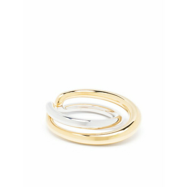 シャルロット・シェネ レディース リング アクセサリー Initial two-tone design ring Gold｜asty