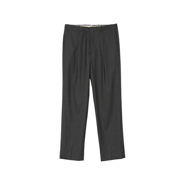 インコテックス メンズ 心地好いズボン下 ボトムス Pleated trousers Grey