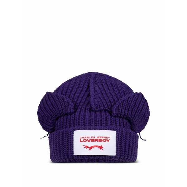 プリンスチャールズ島・ジェフリー メンズ かぶり笠 佩び物 Ears beanie Blue