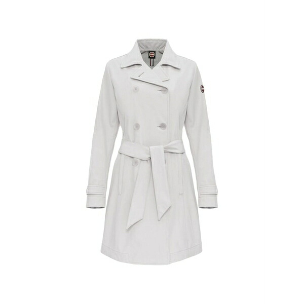 コルマール レディース コート アウター Double-breasted belted coat Grey｜asty