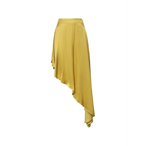 ナインミニッツ レディース スコート ボトムス Asymmetric high-waisted skirt Green