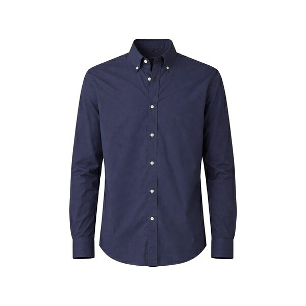 オフィシンジェネレール メンズ プルオーバー トップス Poplin shirt Blue
