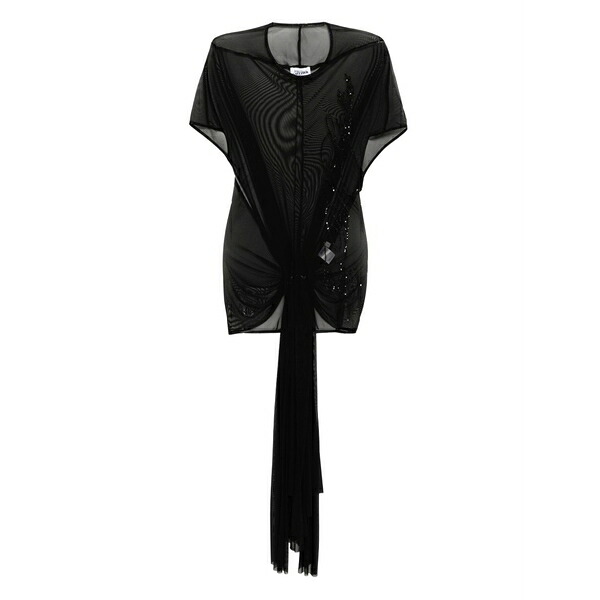 ジャン極点 ゴルチエ レディース ティーシャツ トップス Short-sleeved top Black