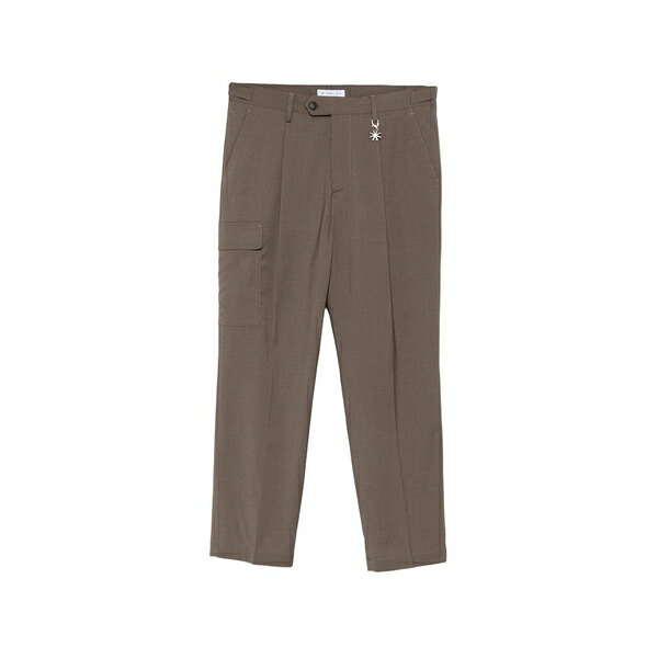 マニュエル リッツ メンズ カジュアルパンツ ボトムス Pleated trousers Brown｜asty