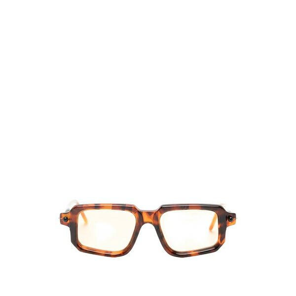クボラウム メンズ サングラス・アイウェア 付属物 Maske p23 geometric-frame sunglasses Brown