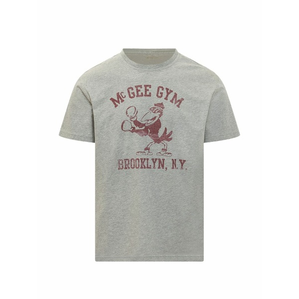 ブリ鉄道車両 メンズ ティーシャツ トップス Round neck t-shirt Grey