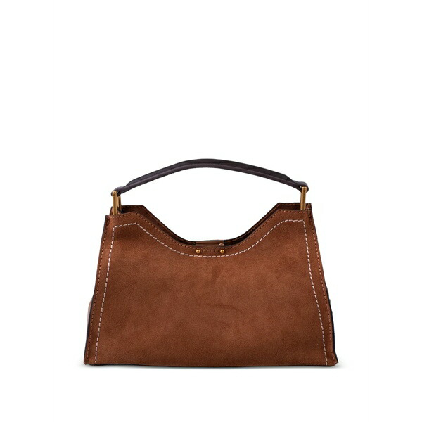 ジャンニ・キアリーニ レディース トートバッグ 御徒面子 Aurora tote bag Brown