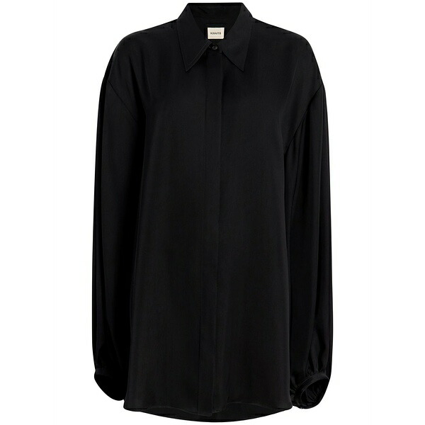 カイト レディース シャツ トップス The bam shirt Black|asty
