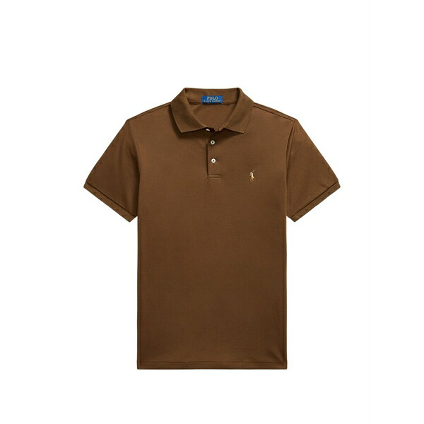 ラルフローレン メンズ スポーツシャツ トップス Logo-embroidered polo shirt Brown