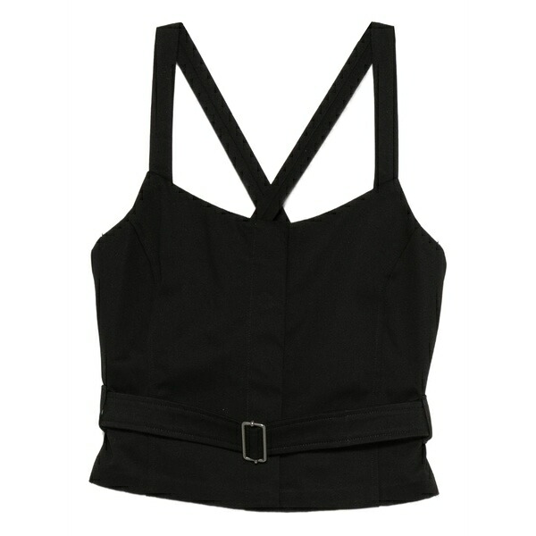 アワーレガシー レディース プルオーバー トップス Belted vest Black