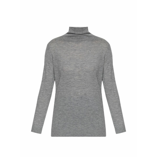 リサ・ヤン レディース 編み物\u0026スウェーター アウター Roll-neck knitted top Grey