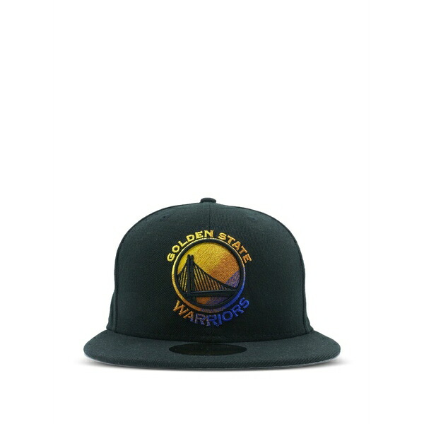 ニュー内鰓 メンズ 鳥打ち帽 付属物 59fifty golden state warriors color dim fitted cap Black