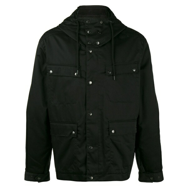 ケンゾー メンズ ジャケット&ブルゾン アウター Logo print jacket Black|asty