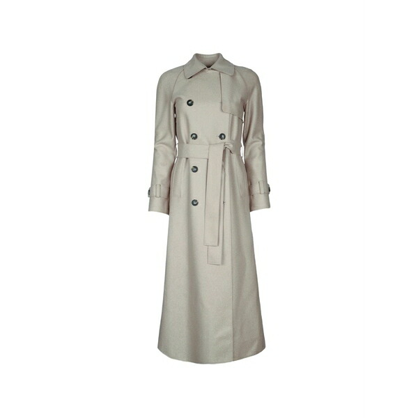 ハリスワーフロンドン レディース 厚地の外套 アウター Raglan trench coat Neutrals