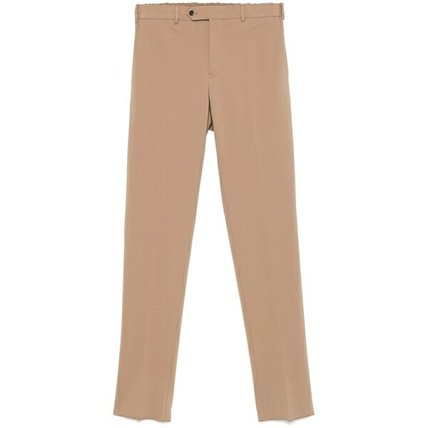 PTトリノ メンズ 心地好いズボン下 ボトムス Tapered trousers Brown